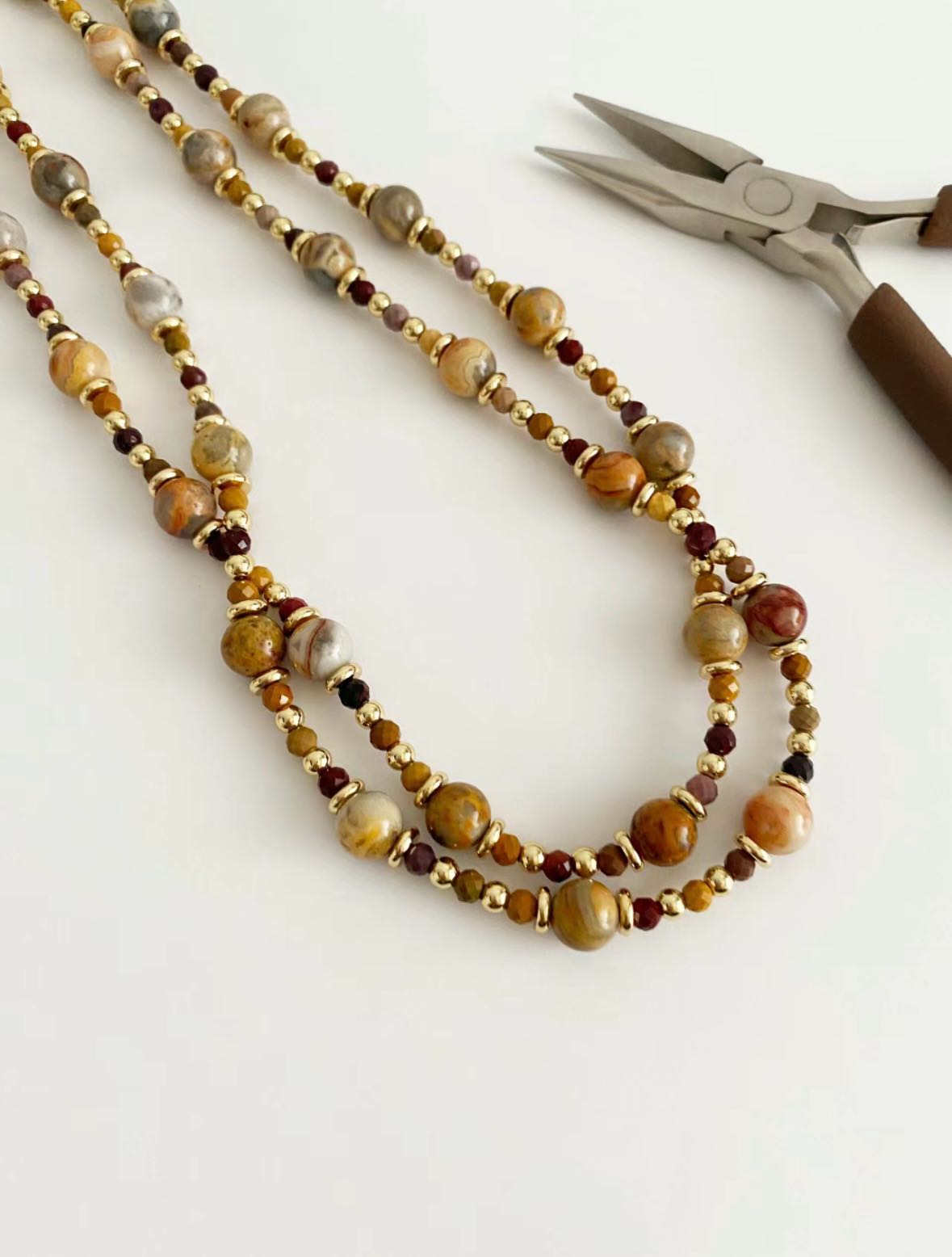 Premium Gemstone Necklace DIY