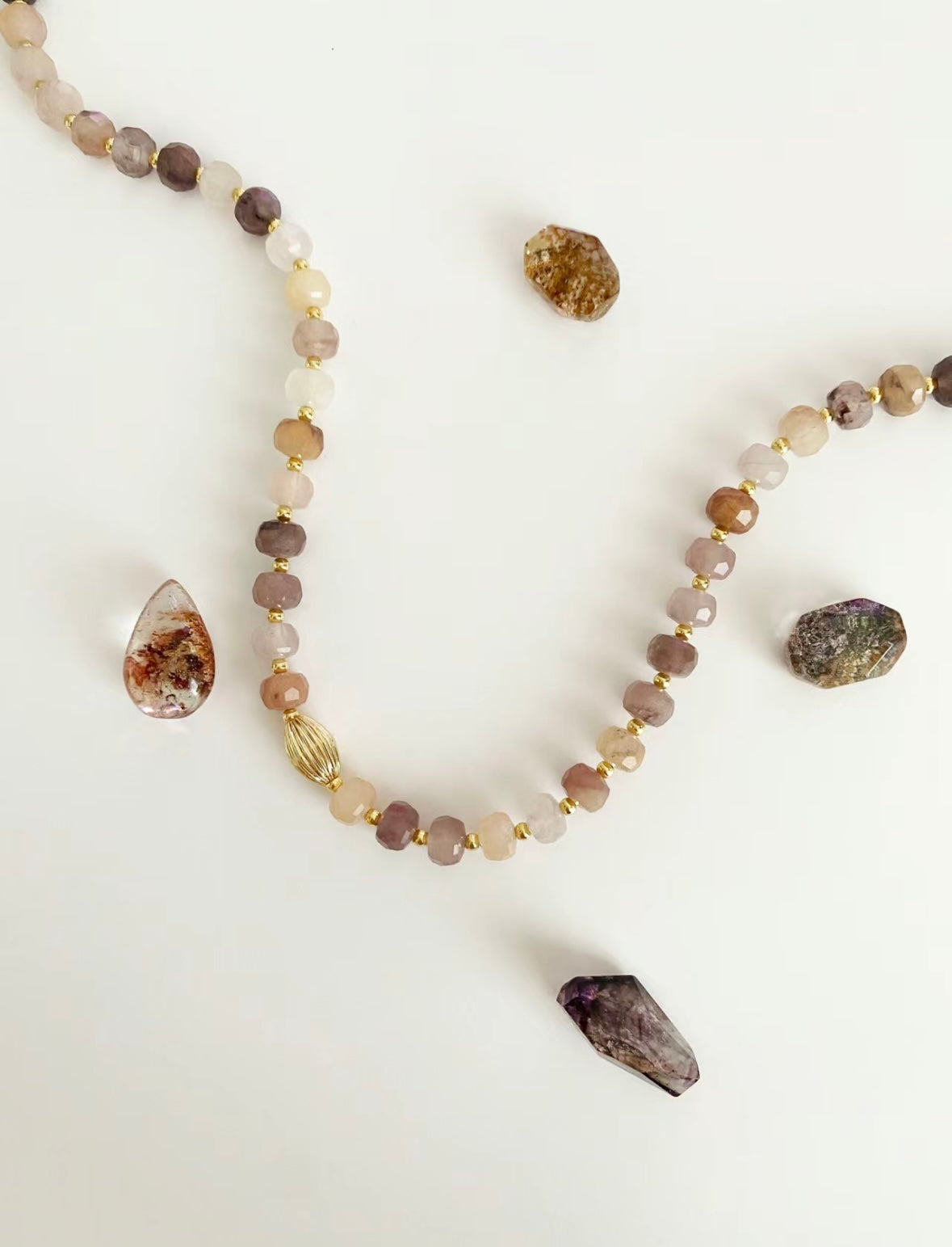 Basic Gemstone Necklace DIY