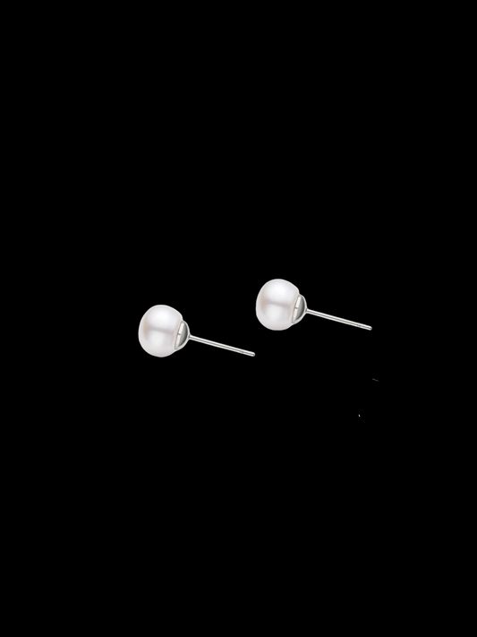 Classic Everyday Pearl Stud Earrings