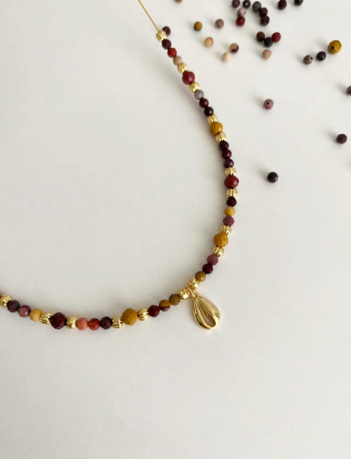 Basic Gemstone Necklace DIY