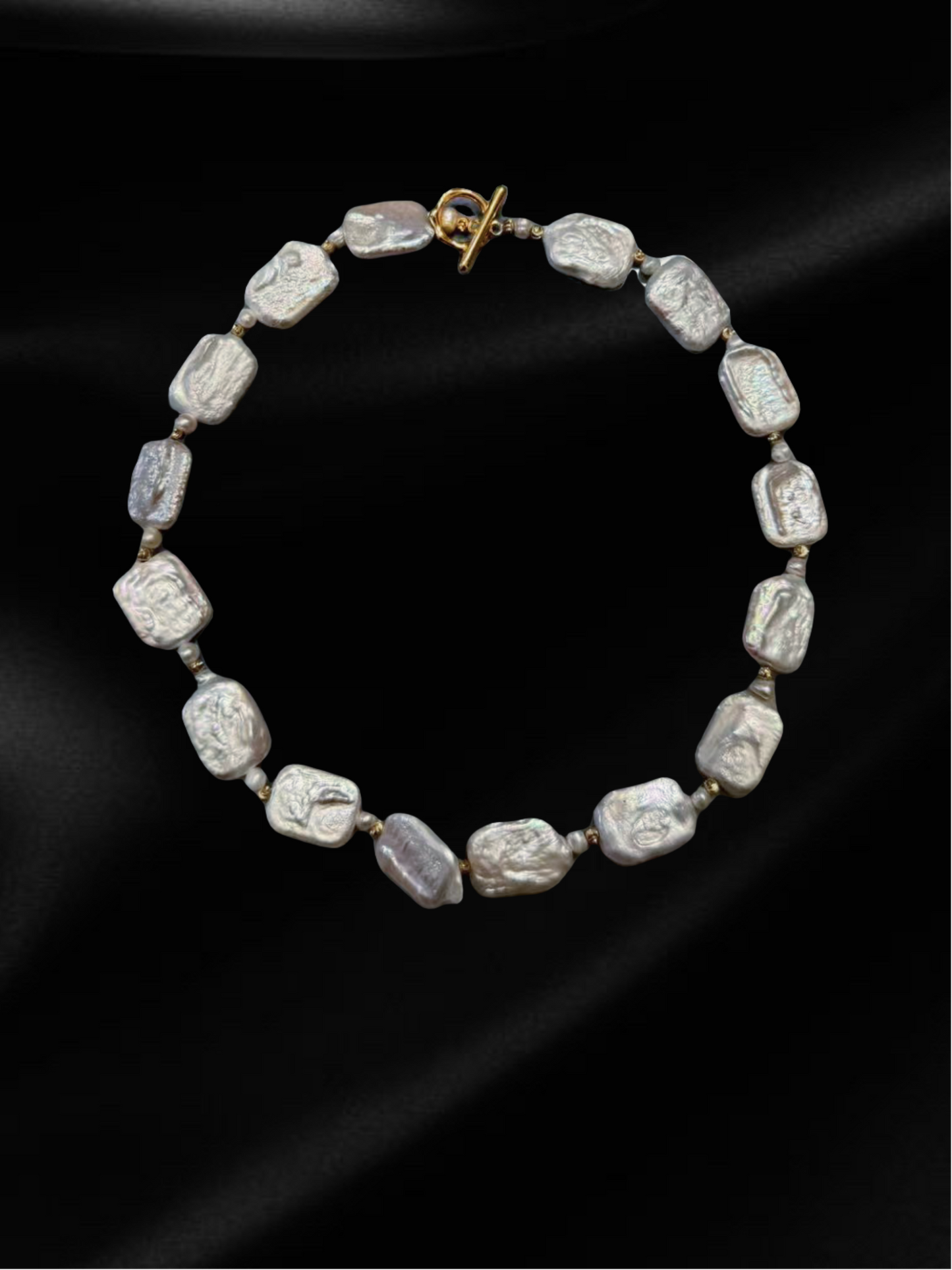 Majestic Baroque Pearl Choker