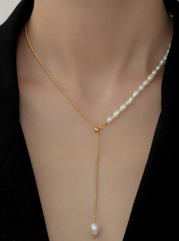 Adjustable Freshwater Pearls Necklace