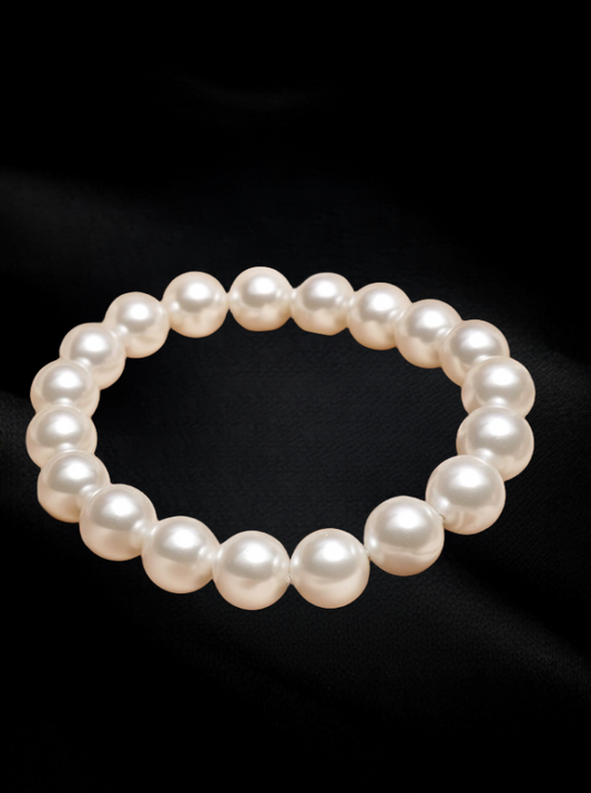 9mm Freshwater Pearl Elastic Bracelet